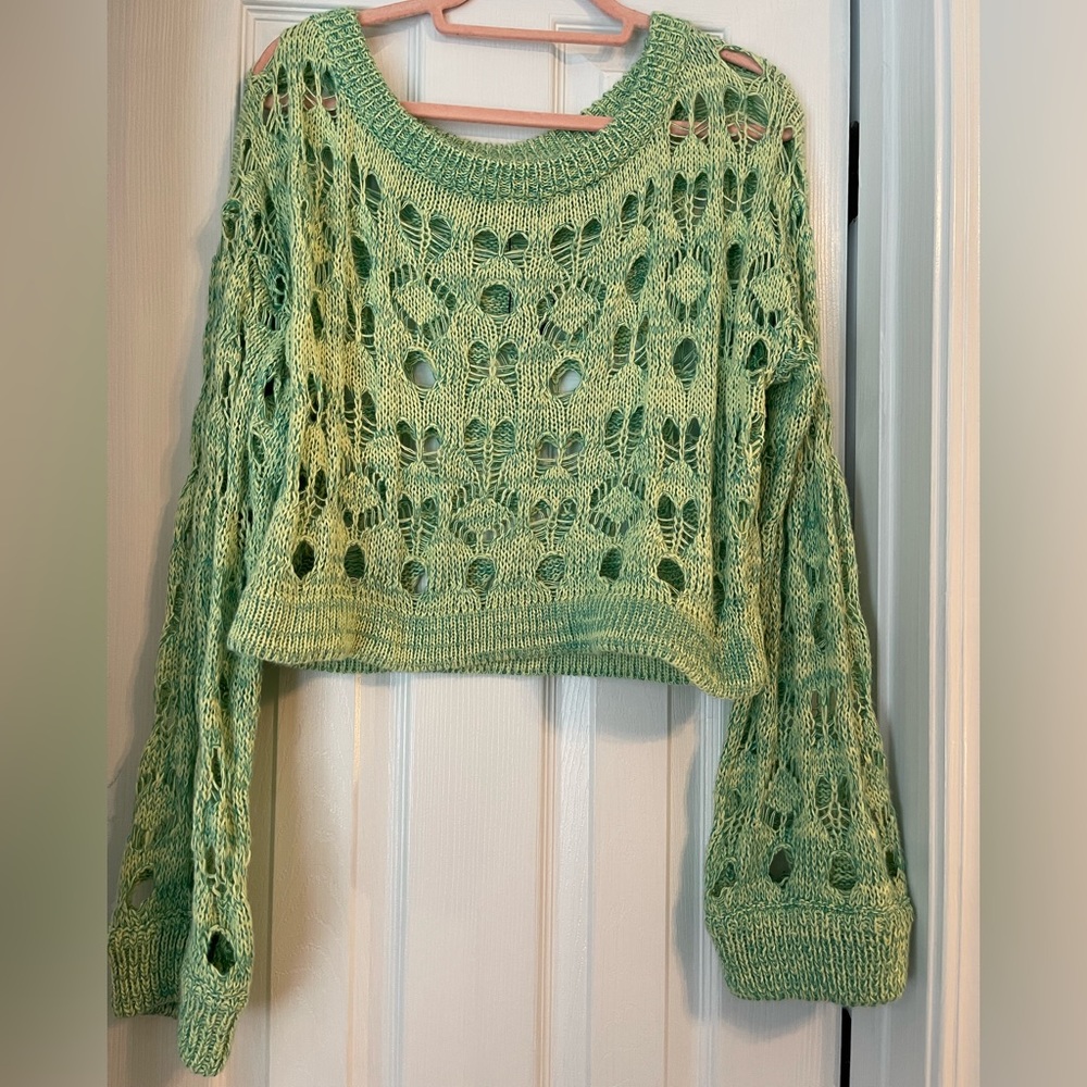 Cropped Pullover Fall Sweater